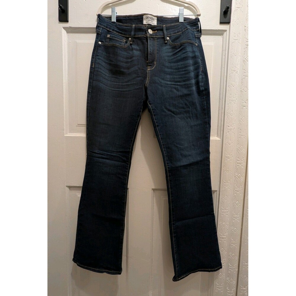 Denizen From Levi's Women's Mid Rise Bootcut Jeans 12M 31x32 Dark Wash